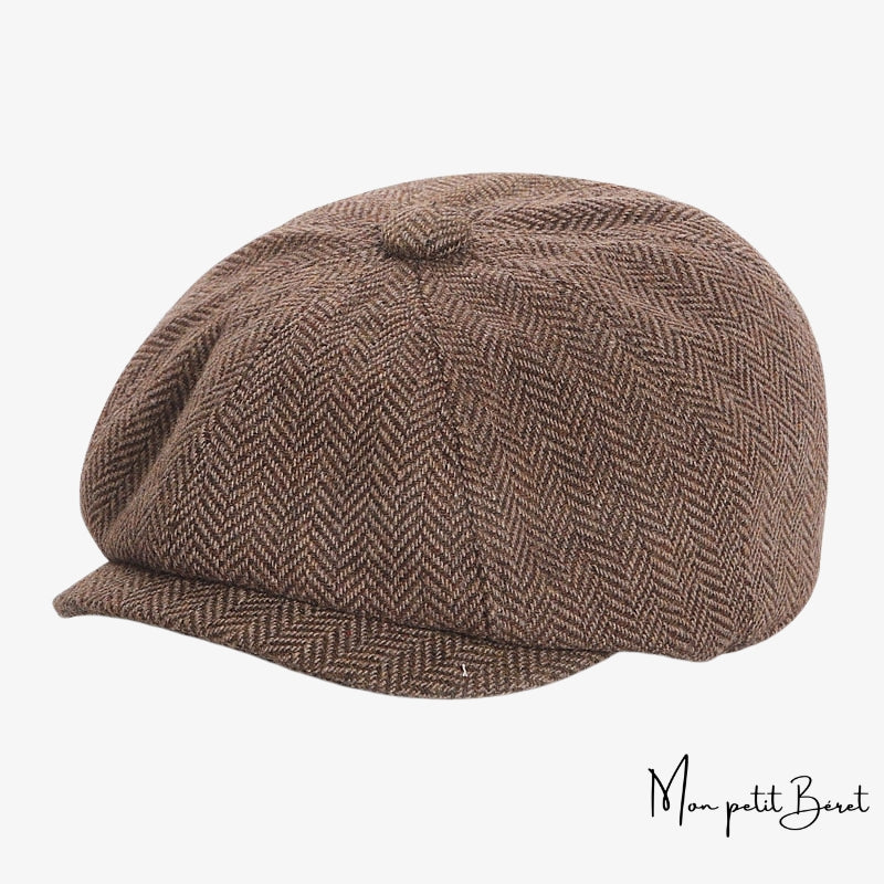 béret pour enfant de couleur marron